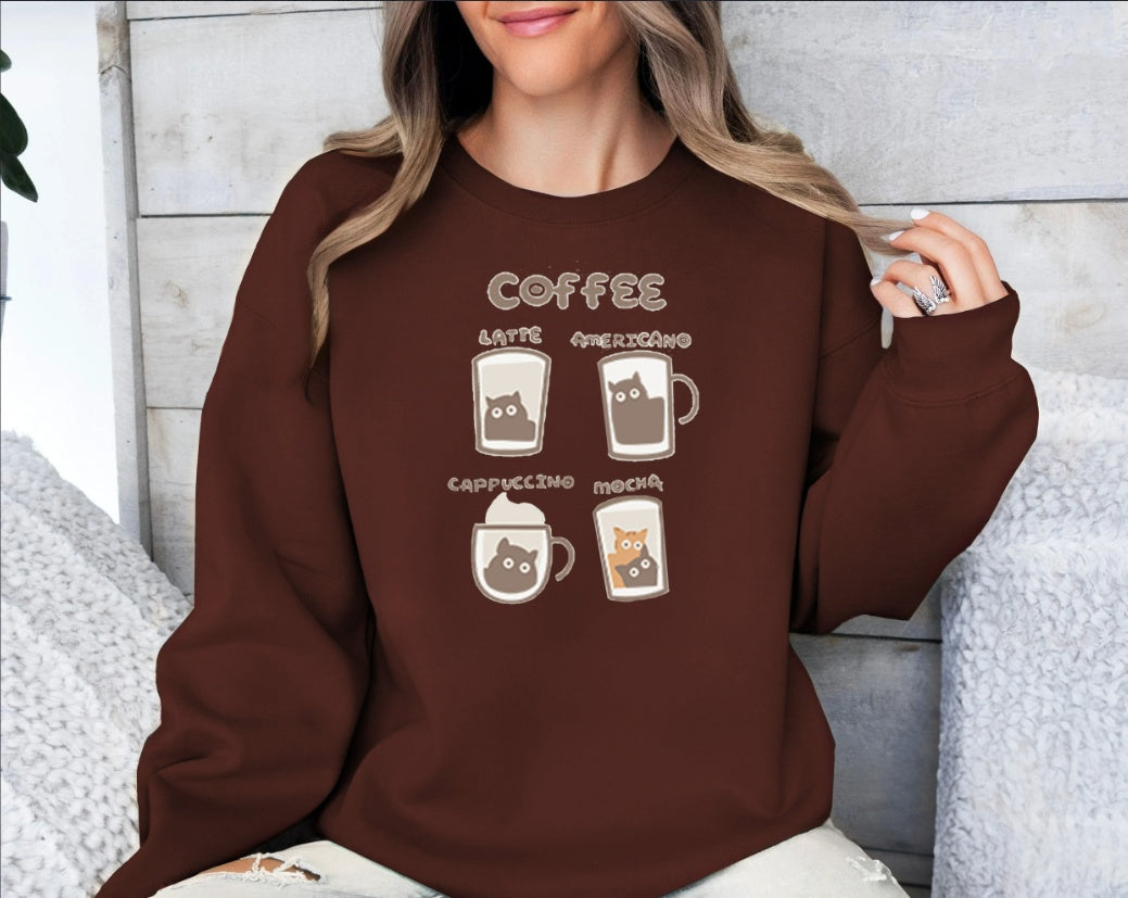 Coffee Lover - Women's Long-Sleeved Sweatshirt Nexora USA