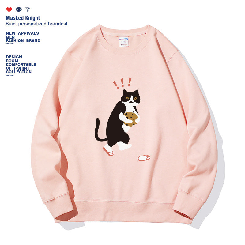 Cookie Cat - Women's Long-Sleeved Sweatshirt Nexora USA