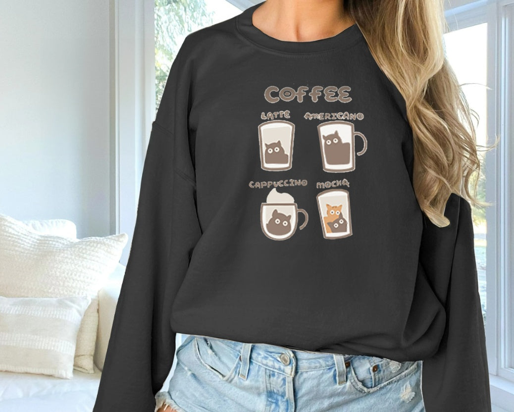 Coffee Lover - Women's Long-Sleeved Sweatshirt Nexora USA